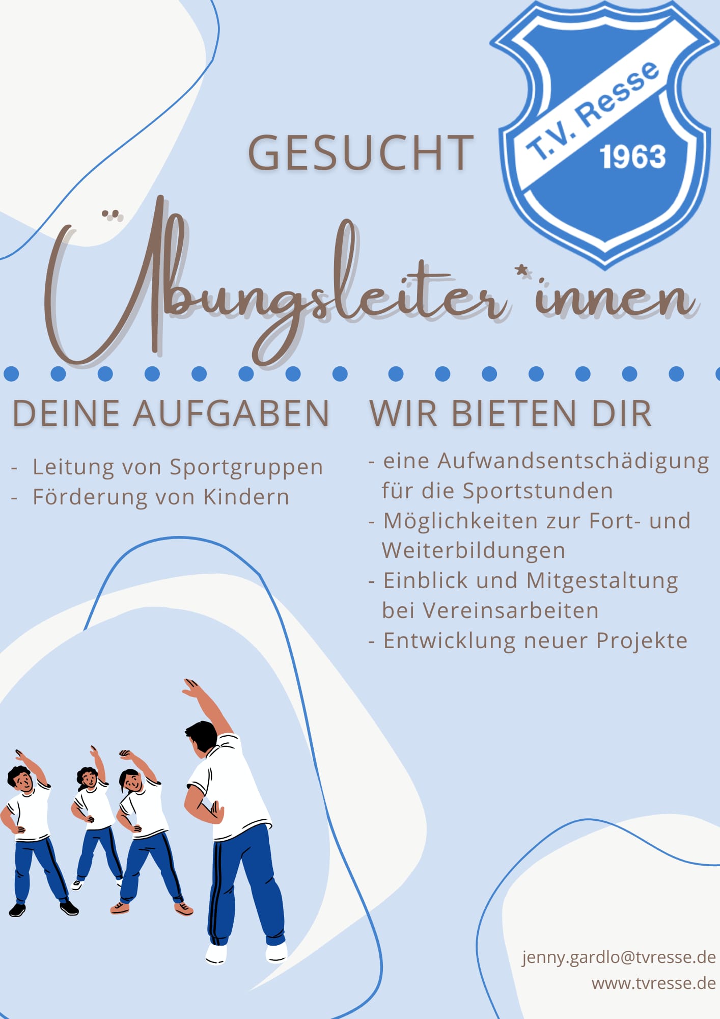 Übungsleiter*innen gesucht